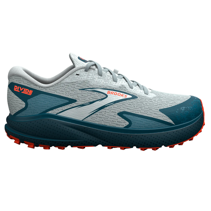 Brooks Womens Divide 5 - Bit of Blue/Legion Blue/Flame - Trail - SS25