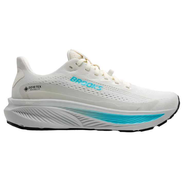 Brooks Womens Ghost 17 GTX - Coconut/Oyster/Blue - Neutral - AW25