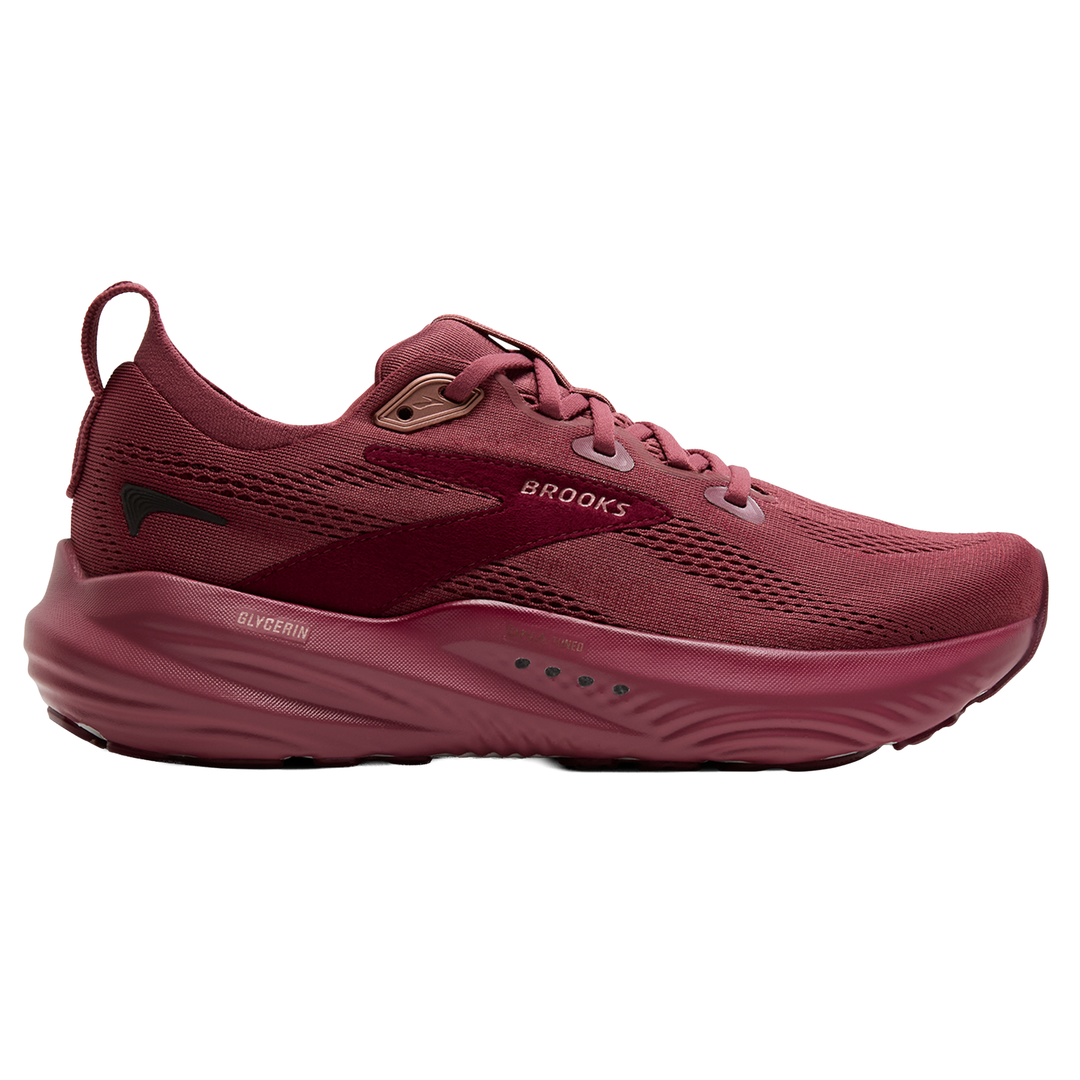 Brooks Womens Glycerin 22 - Berry/Burgundy/Rose - Neutral - AW25