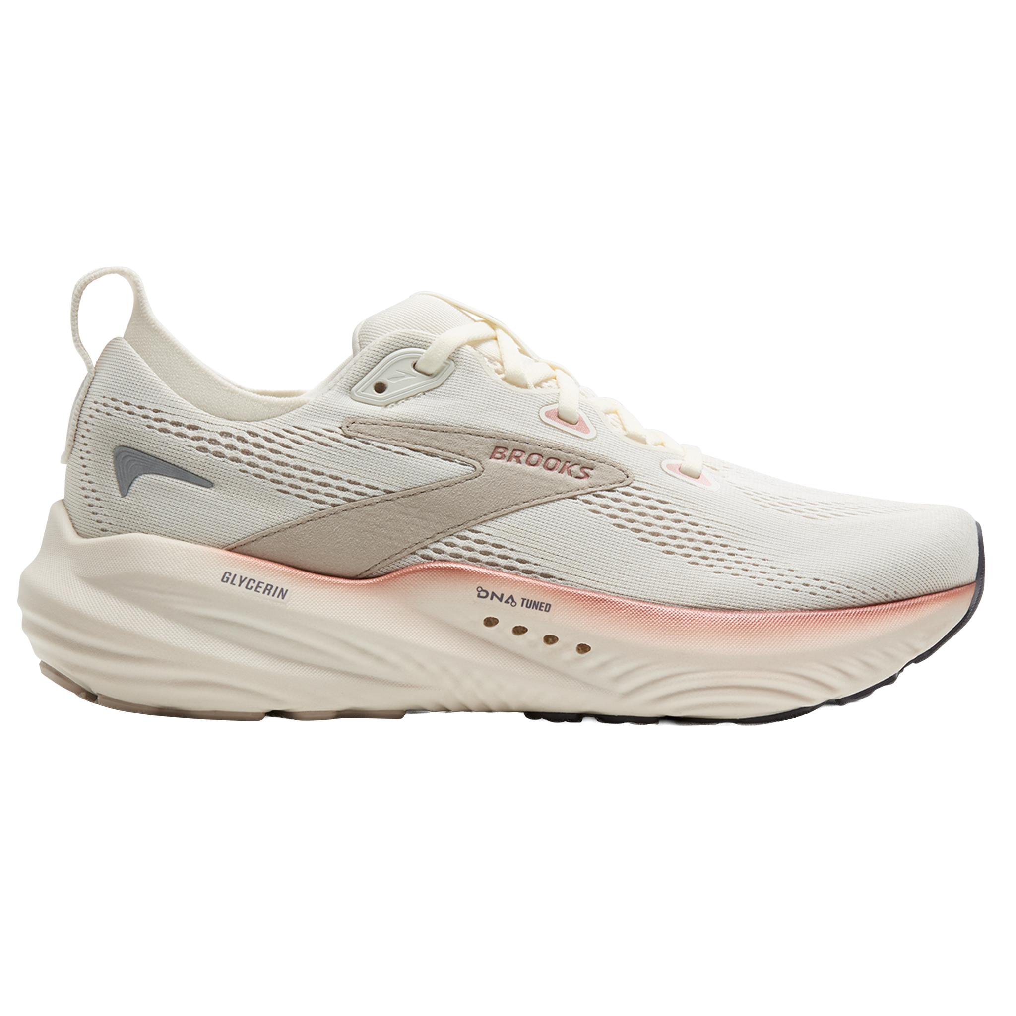 Brooks Womens Glycerin 22 - Coconut/Chateau/Rose - Neutral - AW25