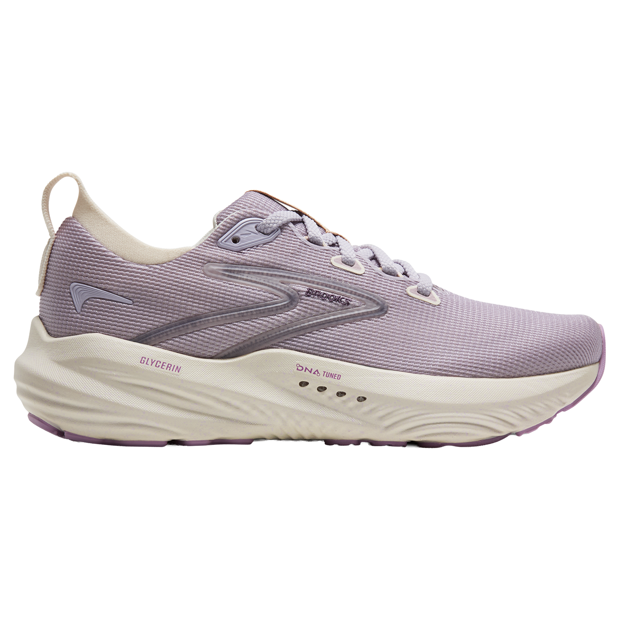 Brooks Womens Glycerin 22 - Lilac/Whisper/Lupine - Neutral - AW25