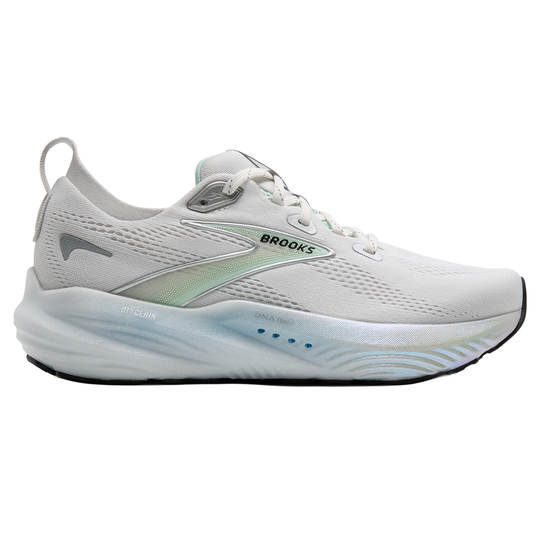 Brooks Womens Glycerin 22 - Pearlized White/Bay - Neutral  - SS25