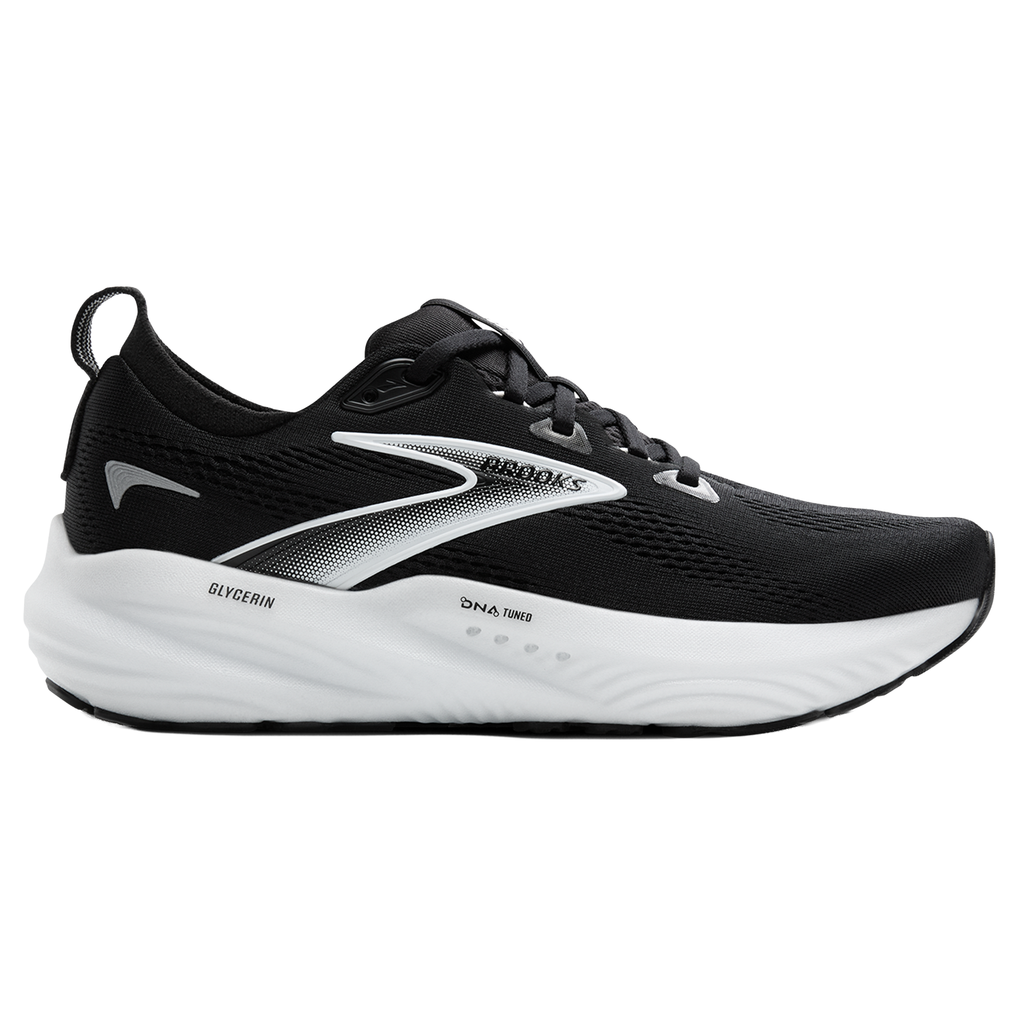 Brooks Womens Glycerin 22 - Black/Grey/White - Neutral  - SS25