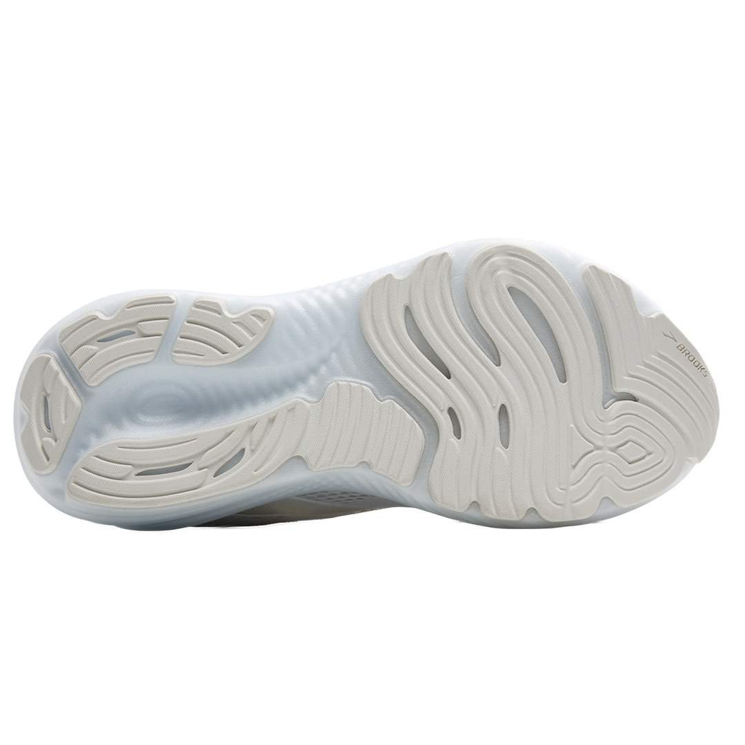 Brooks Womens Glycerin 22 - White/White/Grey - Neutral  - SS25