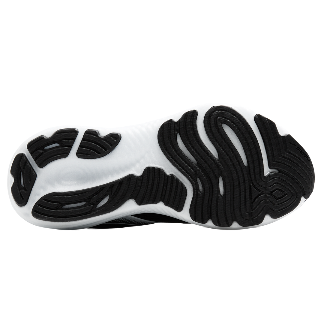 Brooks Womens Glycerin 22 - Wide - D Width - Black/Grey/White - Neutral - SS25