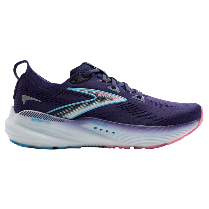 Brooks Womens Glycerin GTS 22 - Blue Ribbon/Peacoat/Dianthus - Stability - SS25