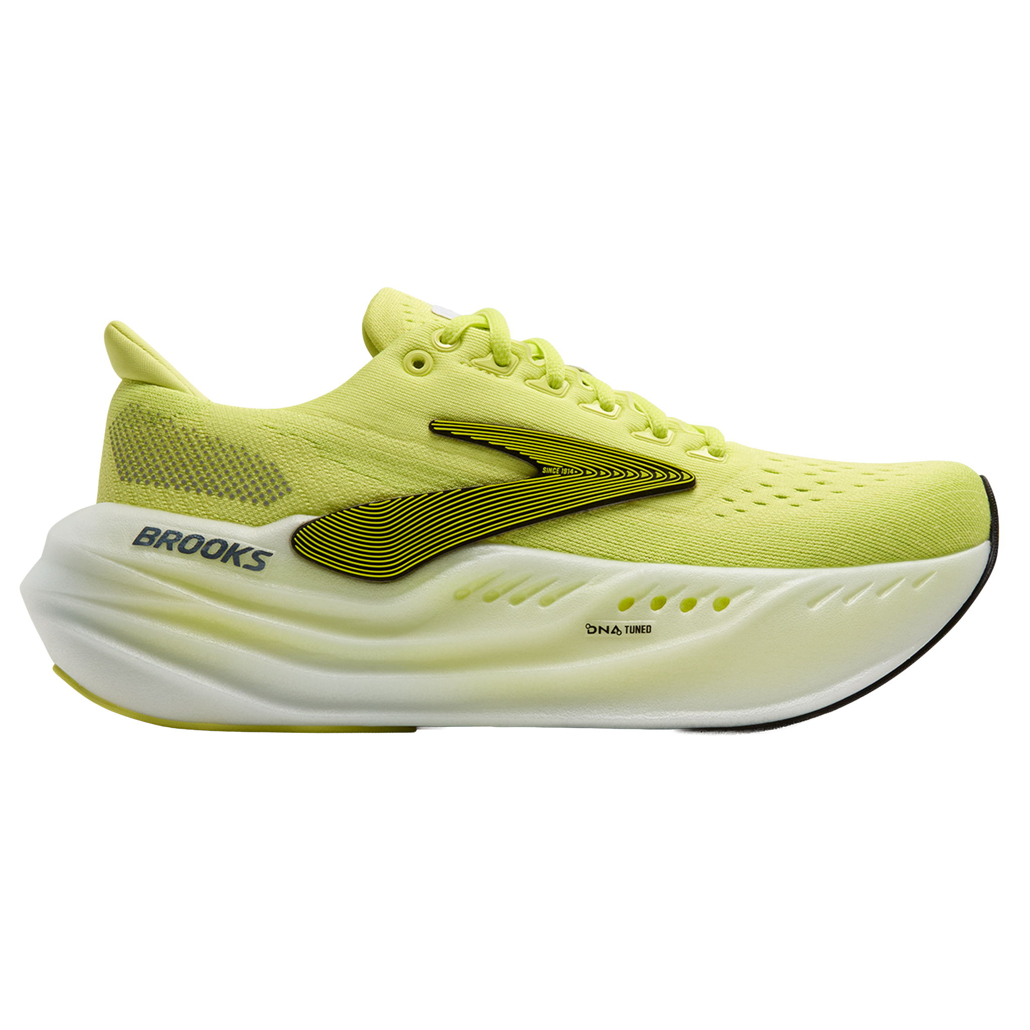 Brooks Womens Glycerin Max - Sunny Lime/Black/White - Neutral - AW25