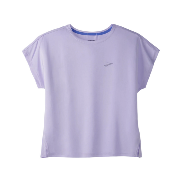 Brooks Womens Sprint Free Short Sleeve - Violet Dash