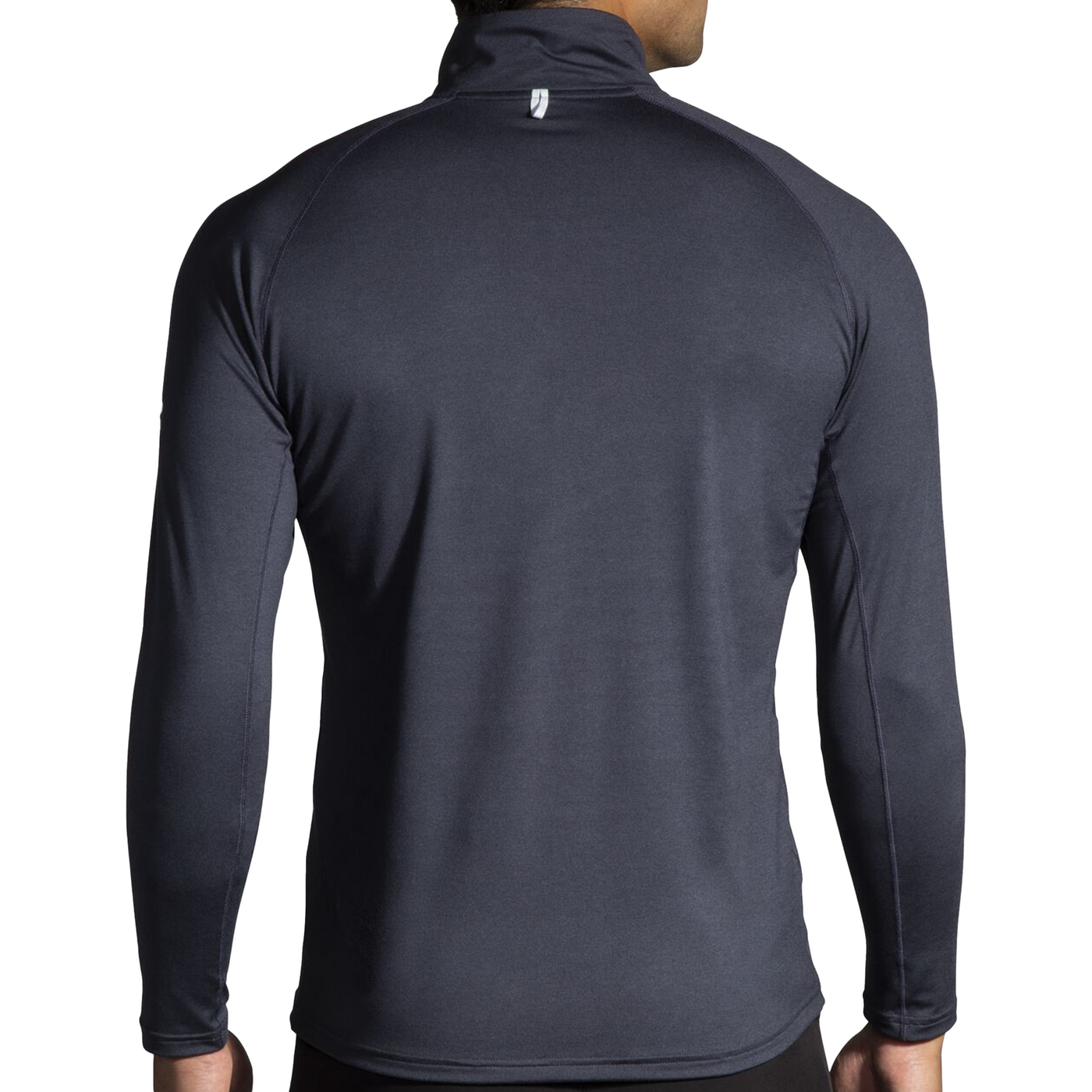 Brooks Mens Dash 1/2 Zip - Heather Concrete