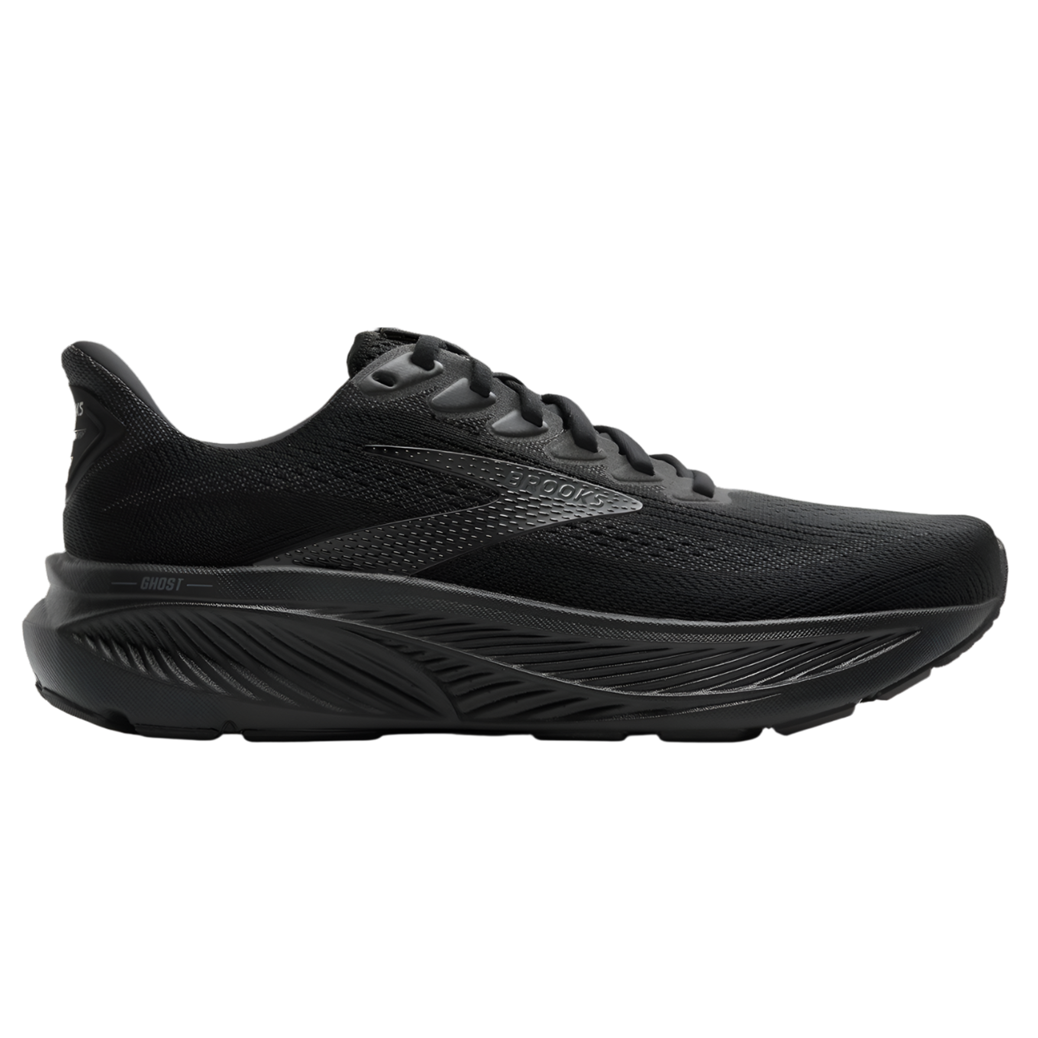 Brooks Mens Ghost 17 - Black/Black/Ebony - Neutral - AW25