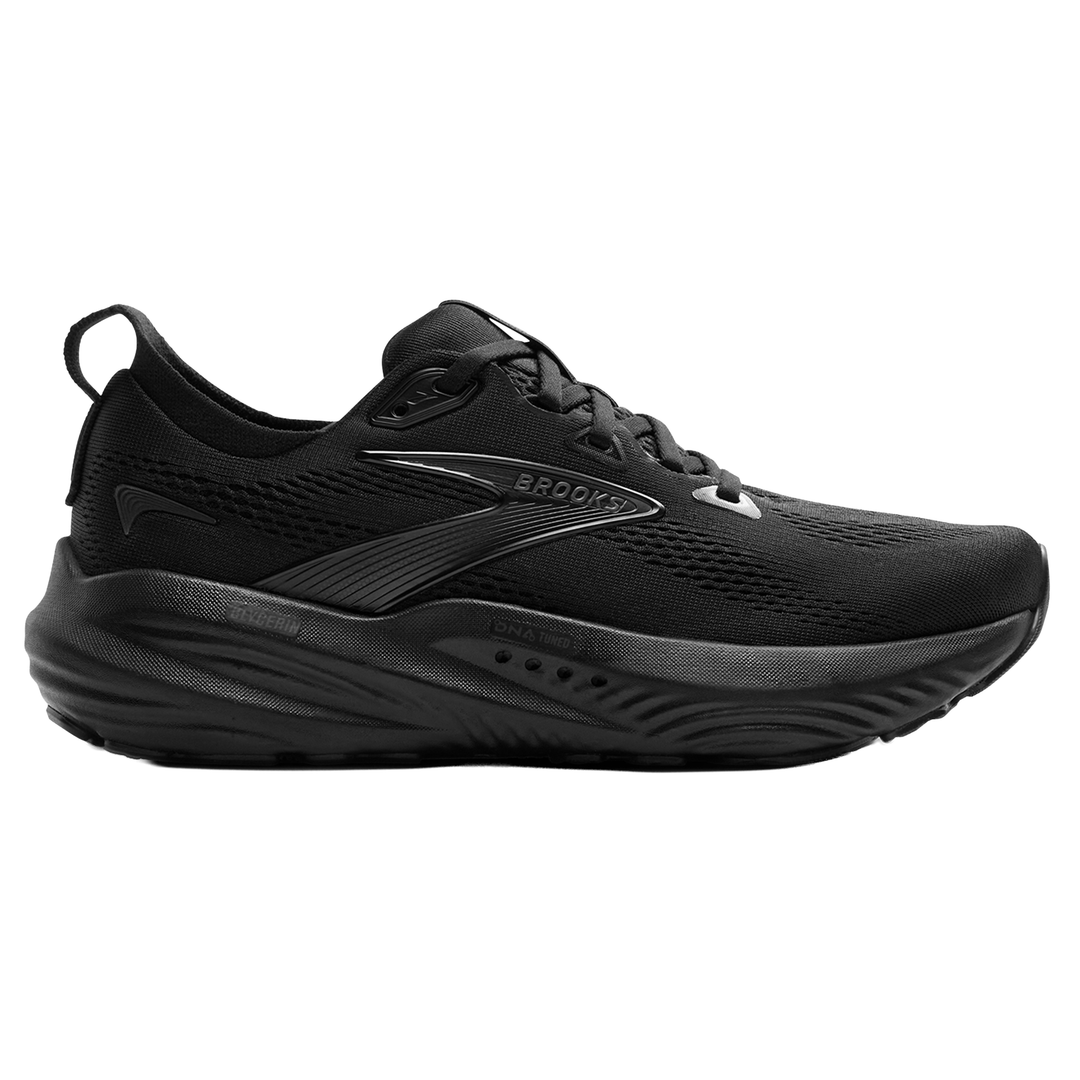 Brooks Mens Glycerin 22 Wide - 2E Width - Black/Black/Ebony - Neutral - SS25