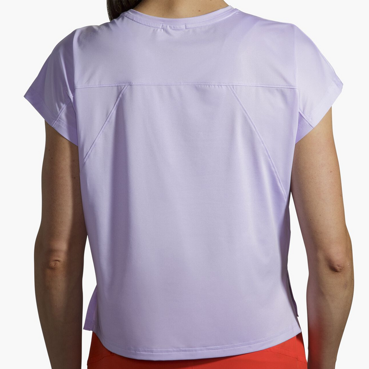 Brooks Womens Sprint Free Short Sleeve - Violet Dash