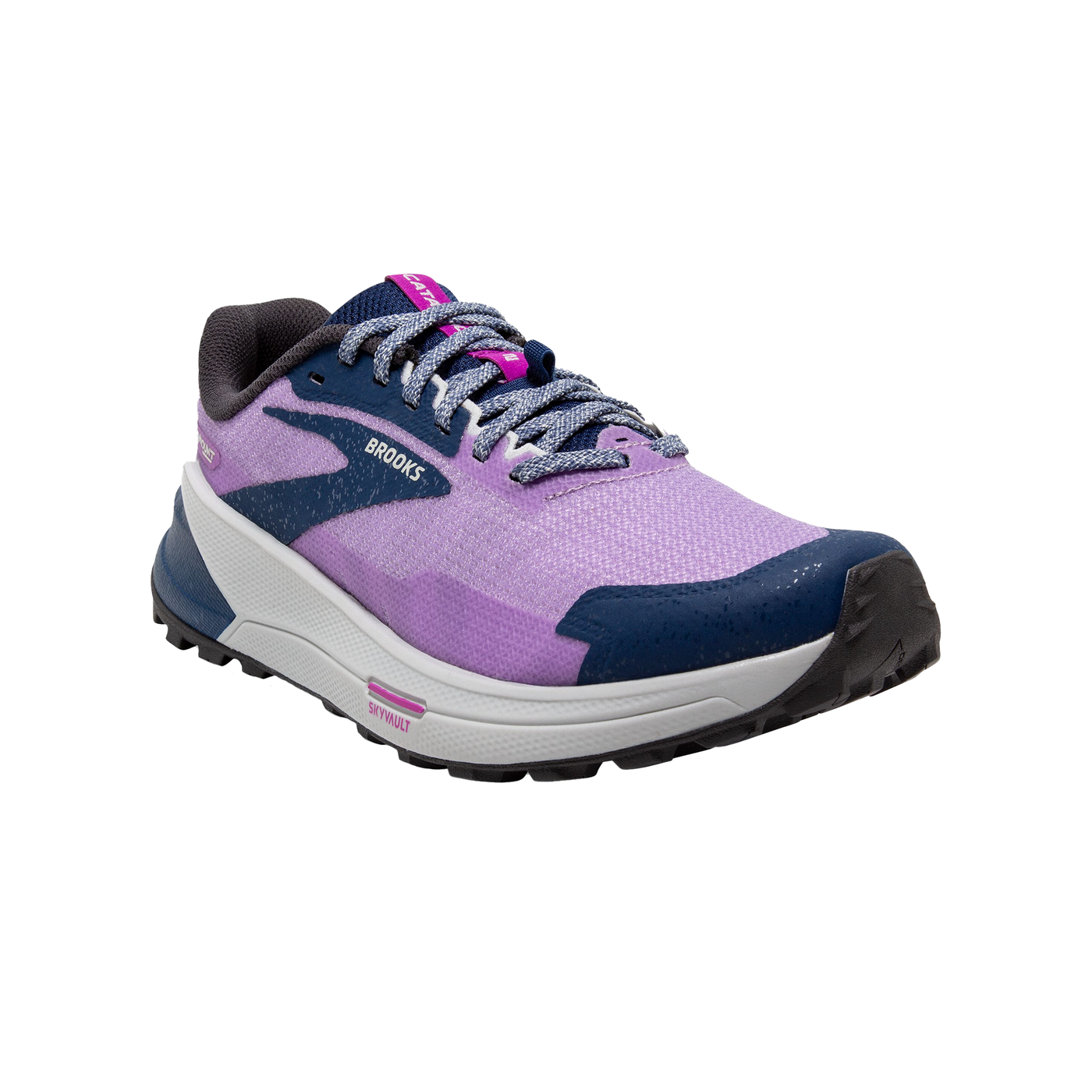 Brooks Womens Catamount 2 - Violet/Navy/Oyster - Trail