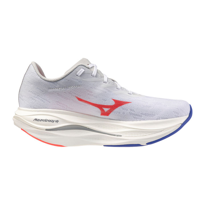 Mizuno Womens Wave Rebellion Flash - White/Striking Coral/Iris Bloom - Neutral - AW25