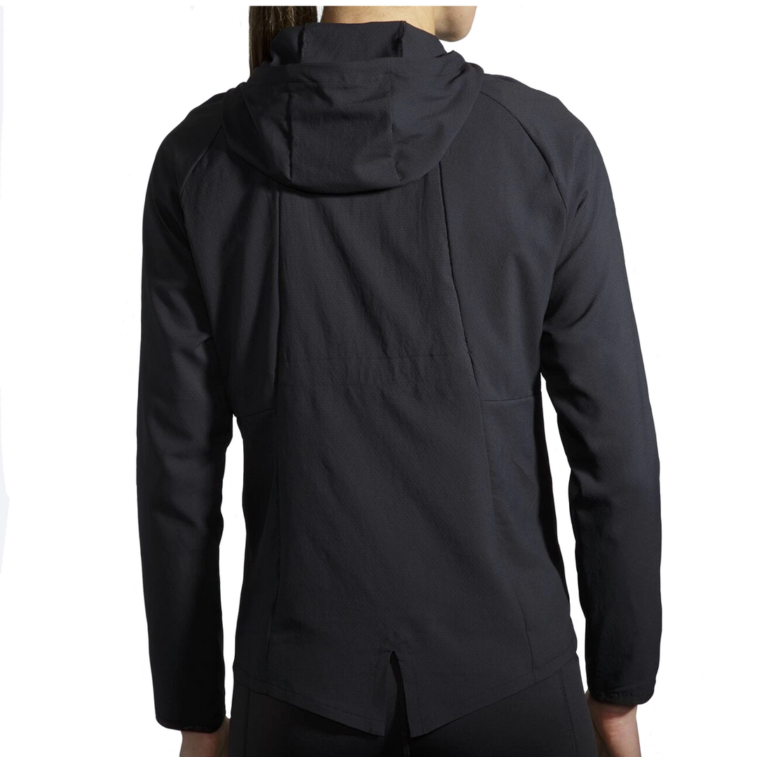 Brooks Womens Canopy Jacket Black Run North West