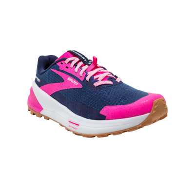 Brooks Womens Catamount 2 - Peacoat/Pink/Biscuit - Trail