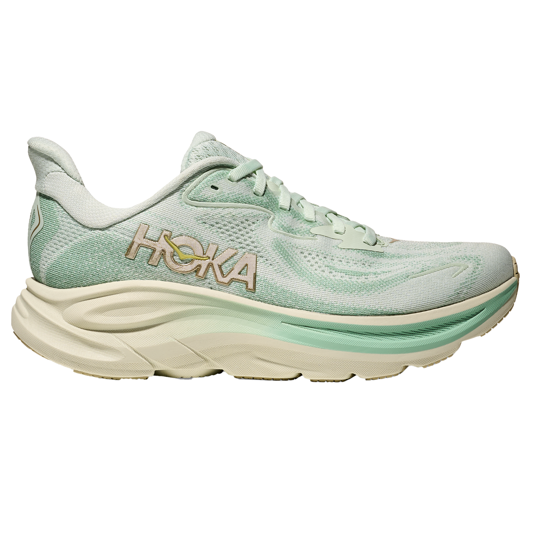 Hoka Womens Clifton 10 - Sea Glass/Jadeite - Neutral - AW25