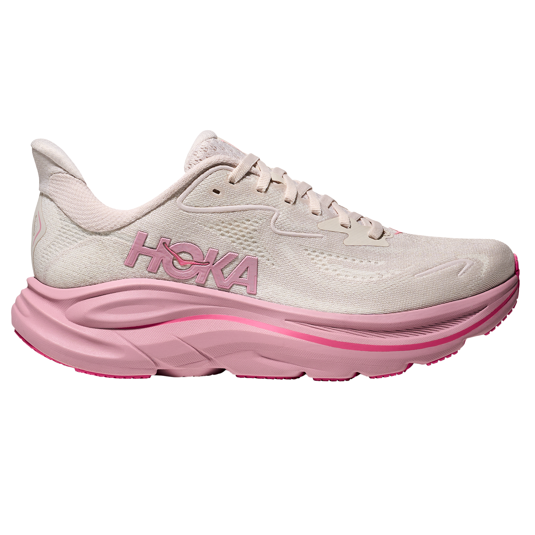 Hoka Womens Clifton 10 - Rose Cream/Dried Rose - Neutral - AW25