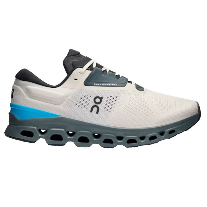 ON Mens Cloudstratus 3 - Cream/Horizon - SS25