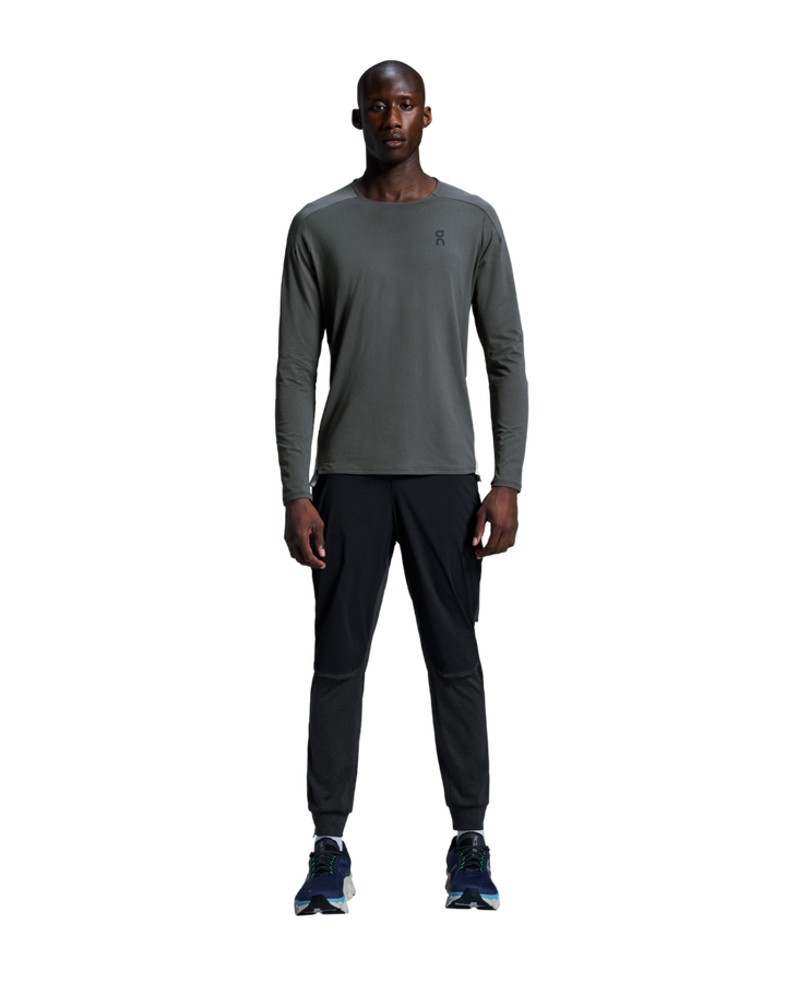 ON Men's Performance Long-T - Eclipse/Silver - SS25