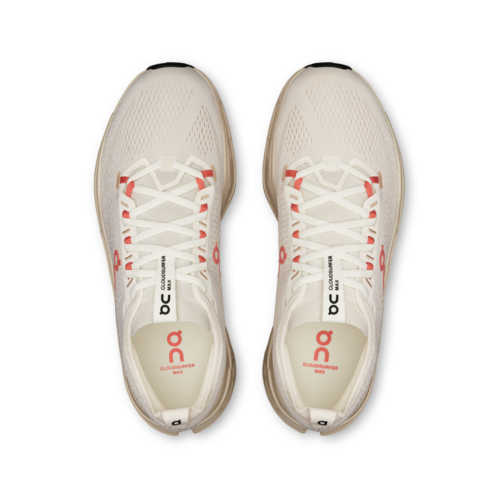 ON Mens Cloudsurfer Max - Ivory/Salmon - AW25