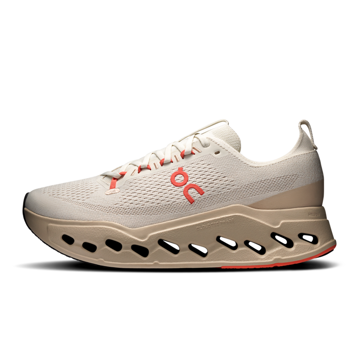 ON Womens Cloudsurfer Max - Ivory/Salmon - AW25