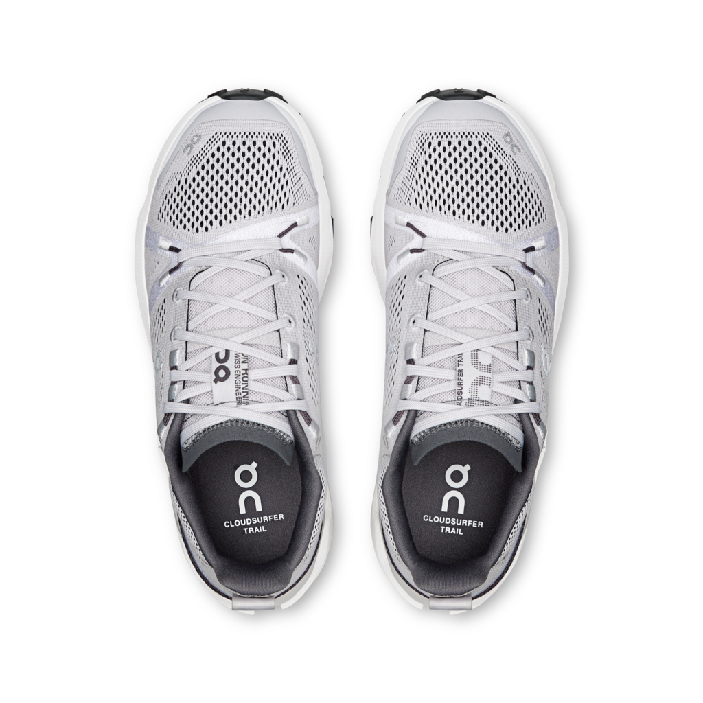 ON Womens Cloudsurfer Trail - Frost/White - Trail - SS25