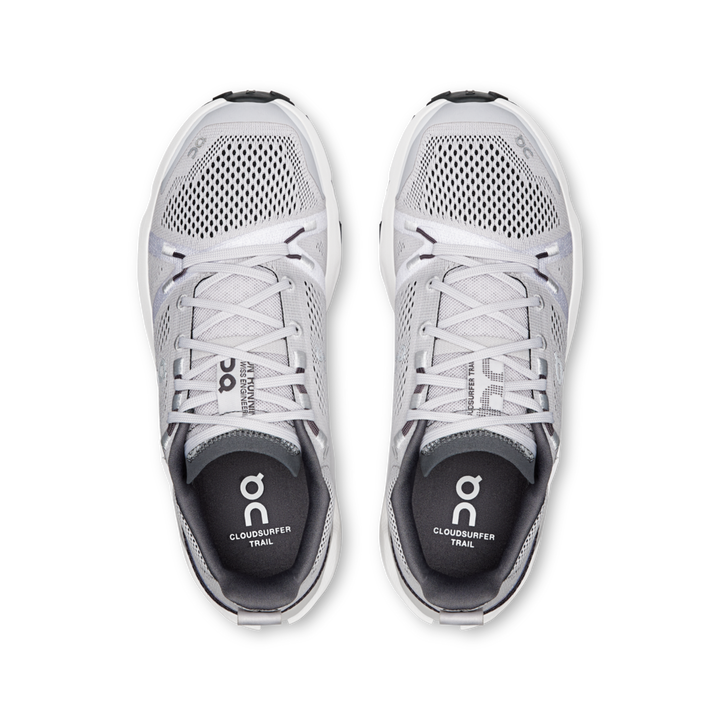 ON Womens Cloudsurfer Trail - Frost/White - Trail - SS25