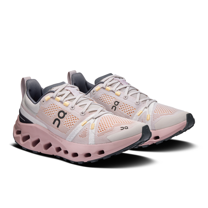 ON Womens Cloudsurfer Trail - Silver/Mauve - Trail - SS25