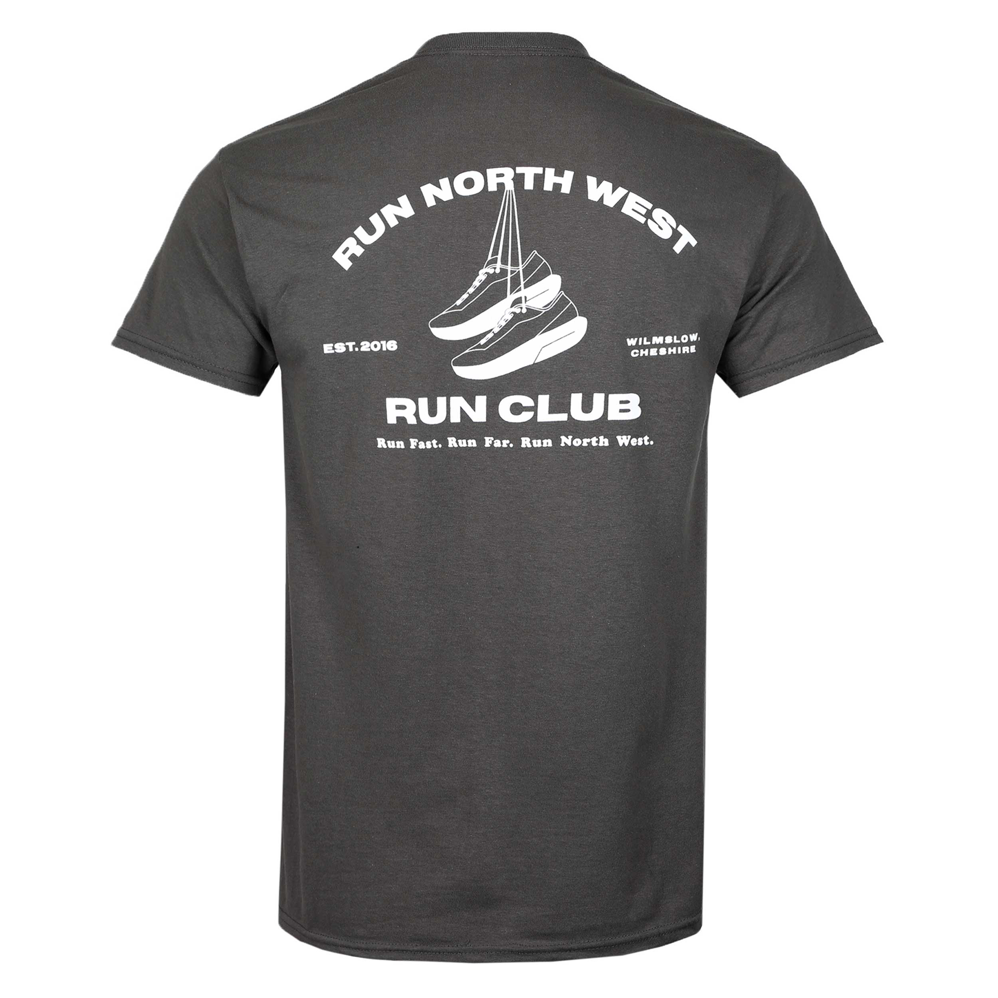 RNW Run Club Cotton Tee - Charcoal