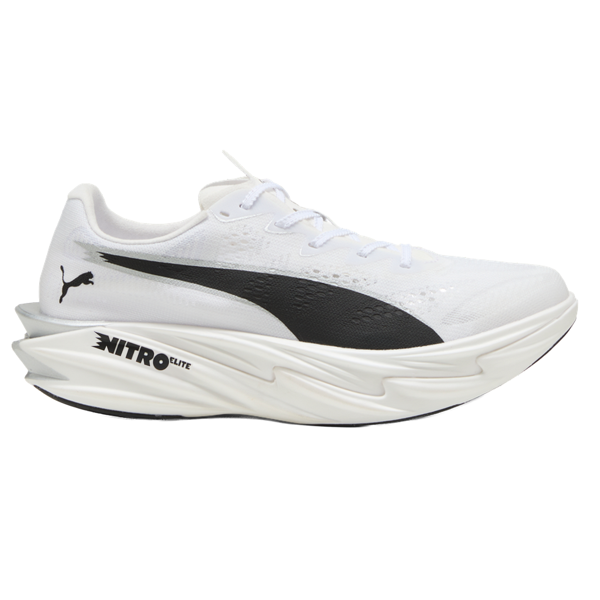 Puma Womens Deviate NITRO Elite 4 - Puma White/Puma Black - Neutral - SS26