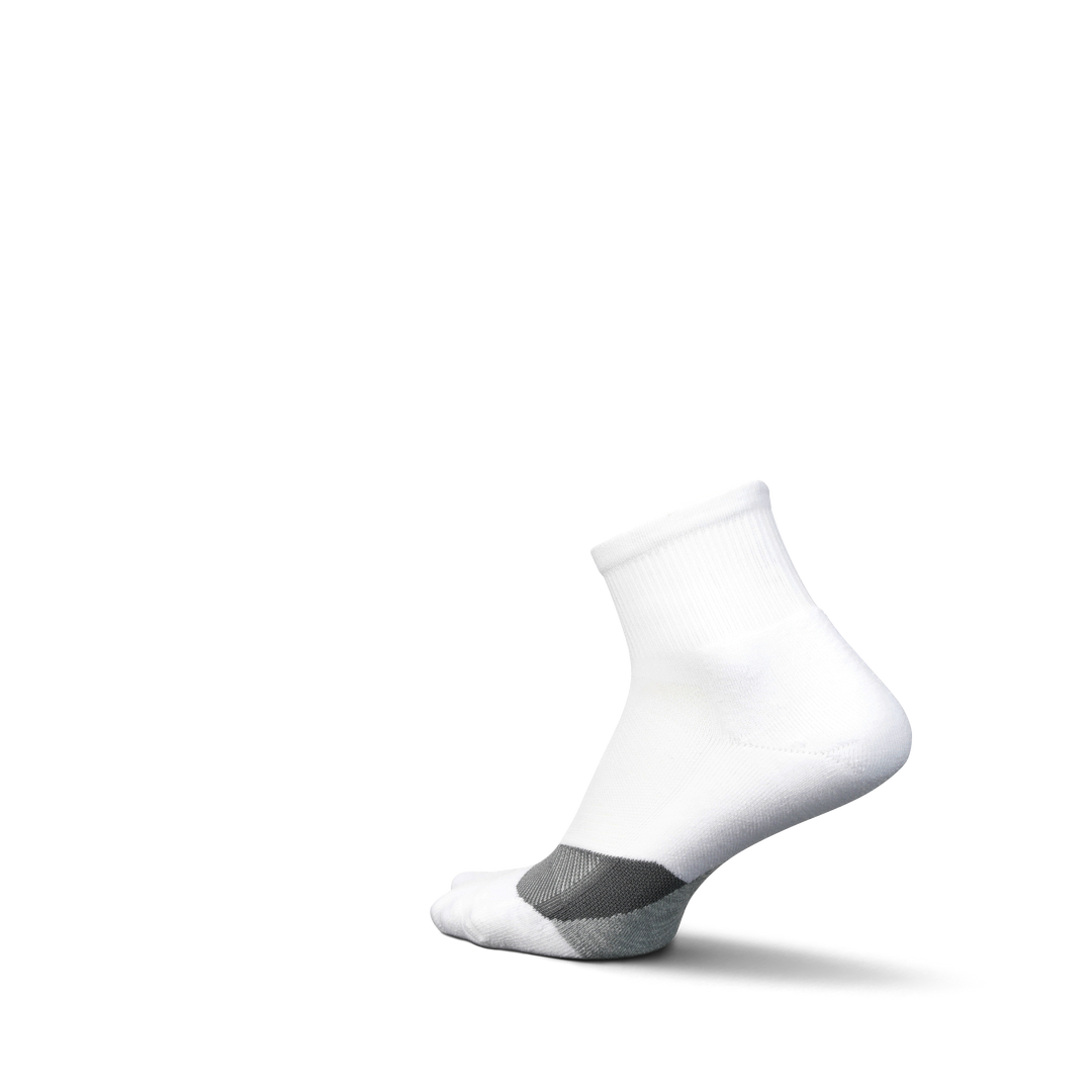 Feetures Elite Light Cushion Quarter - White