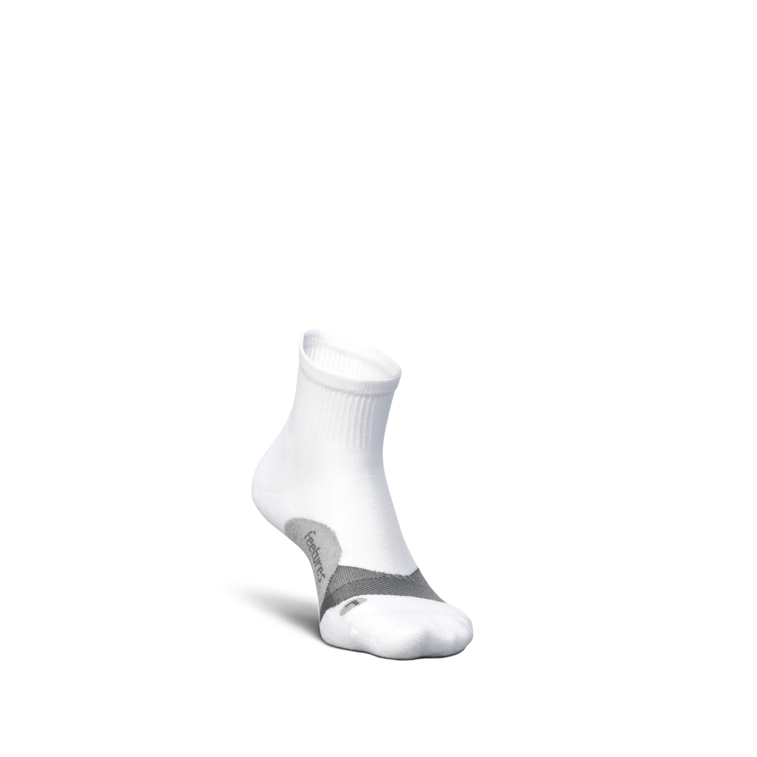 Feetures Elite Light Cushion Quarter - White