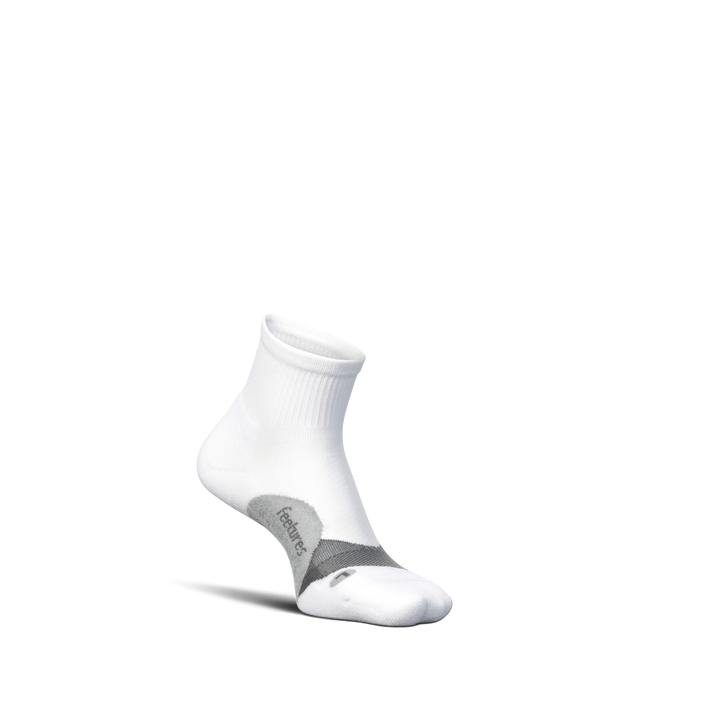 Feetures Elite Light Cushion Quarter - White