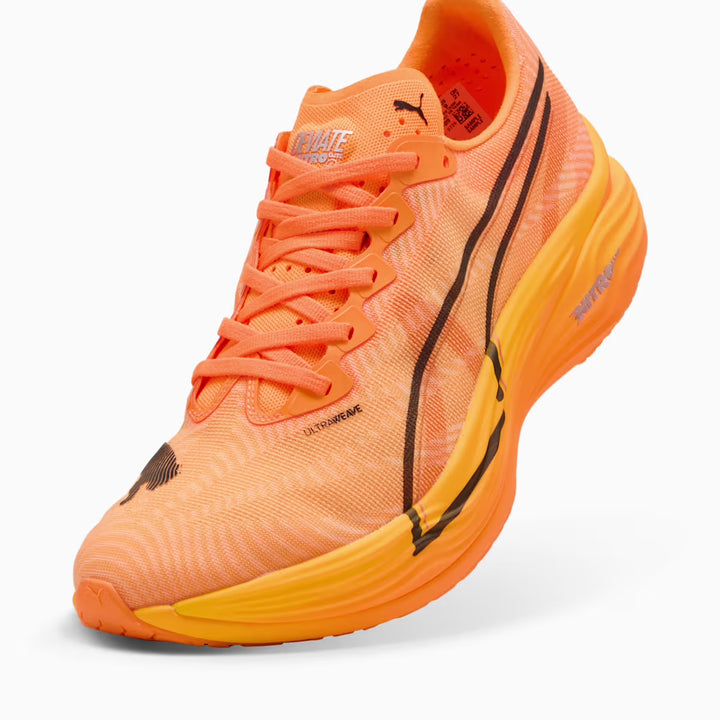 Puma Mens Deviate NITRO Elite 3 - Heat Fire/Puma Black - Neutral - AW25