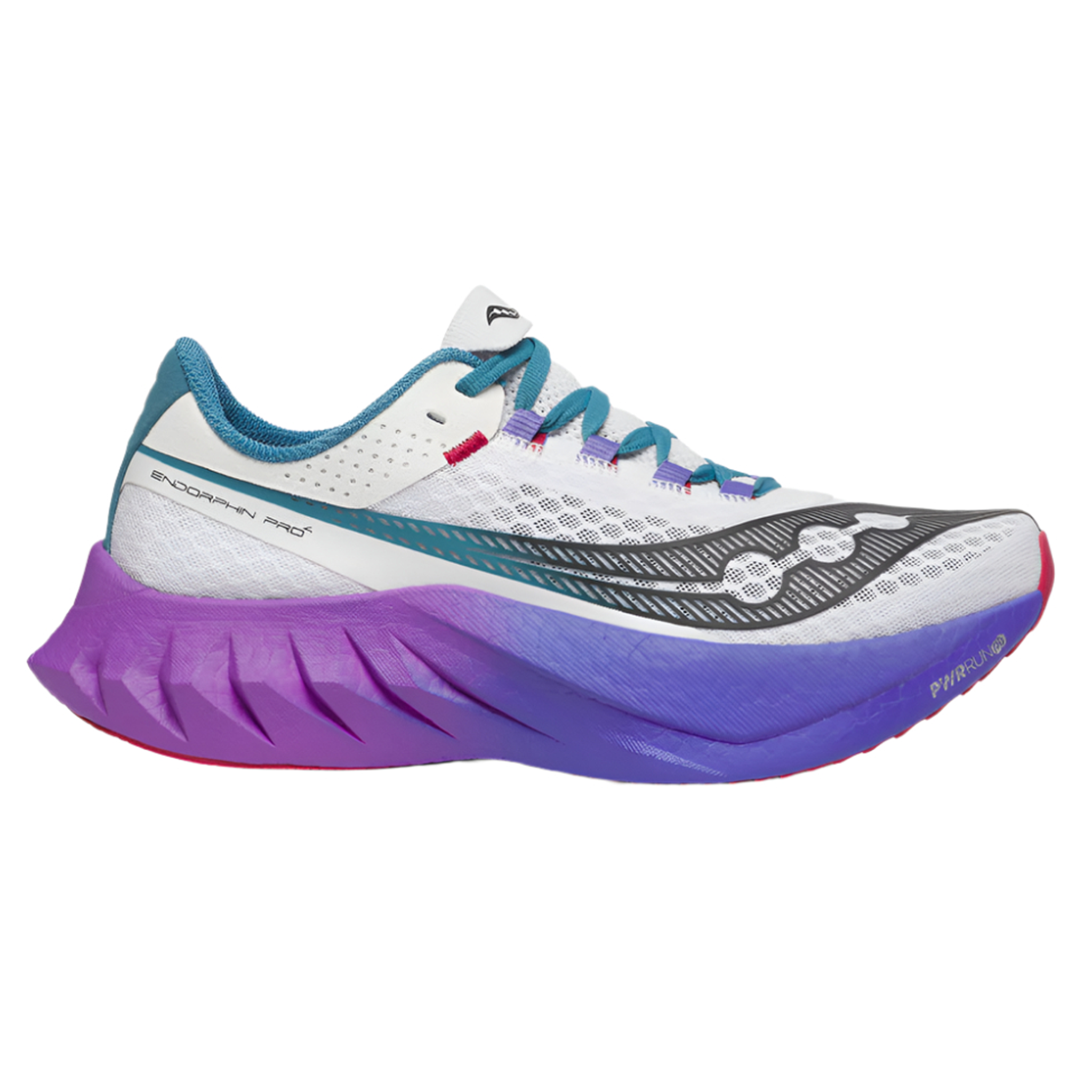 Saucony Womens Endorphin Pro 4 - White/Shadow - Neutral - SS25