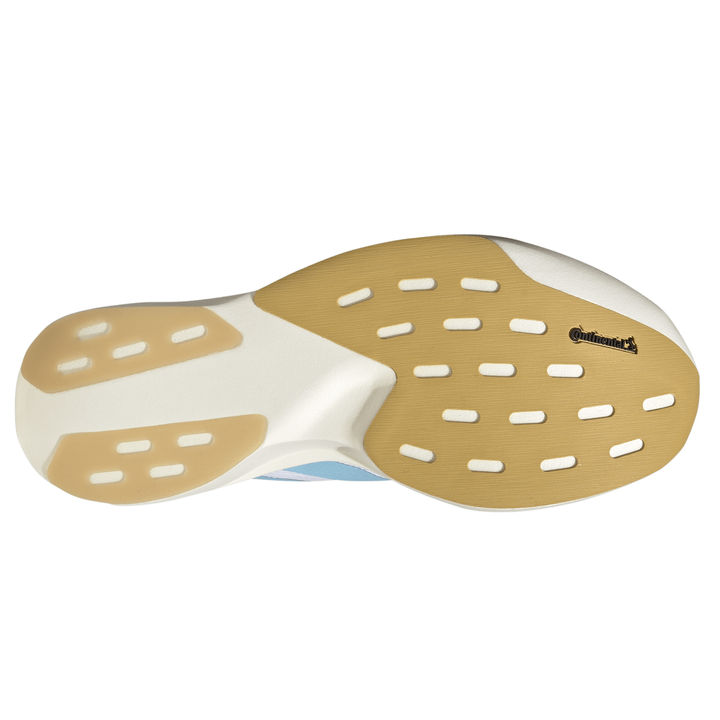 Adidas Mens Adizero Evo SL Woven - Cloud White/Clear Blue/Matte Gold - Neutral - SS26