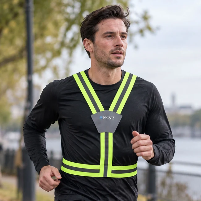 Proviz Flexi Viz Running Belt - Yellow/Hi-Viz