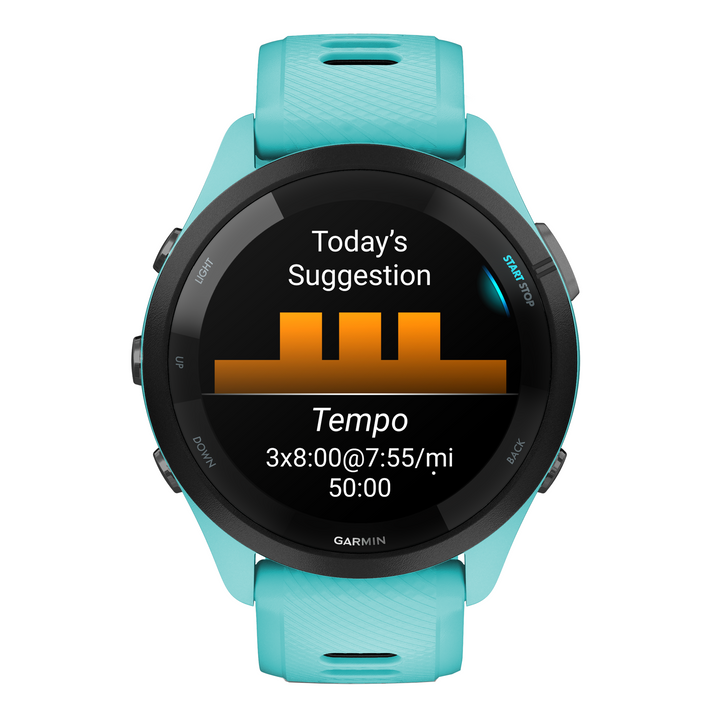 Garmin Forerunner 265 Music 46mm - Aqua