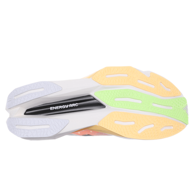 New Balance Mens FuelCell SuperComp Elite V4 - White/Bleached Lime Glo/Hot Mango - Neutral