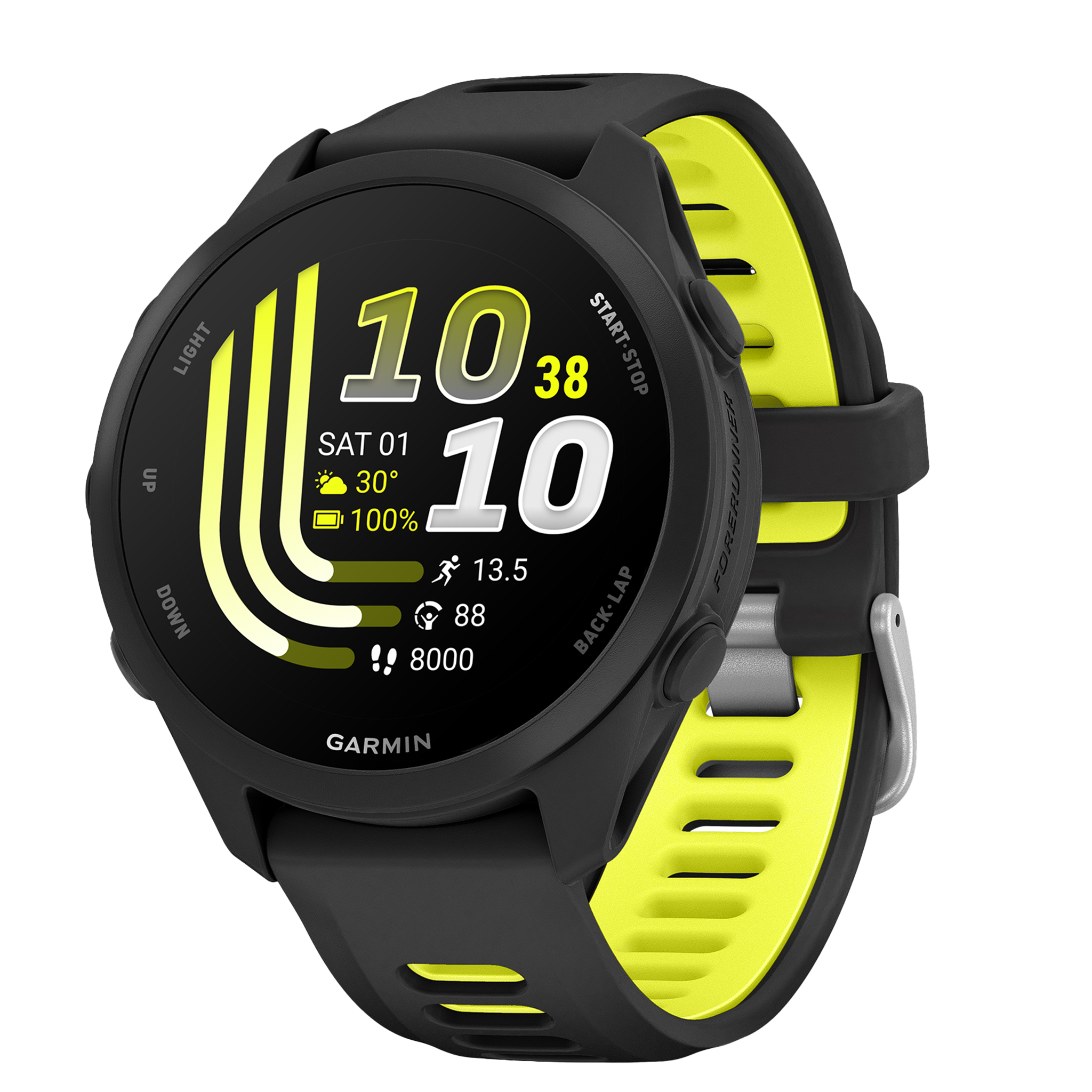 Garmin Forerunner 170 - 47mm - Black/Amp Yellow