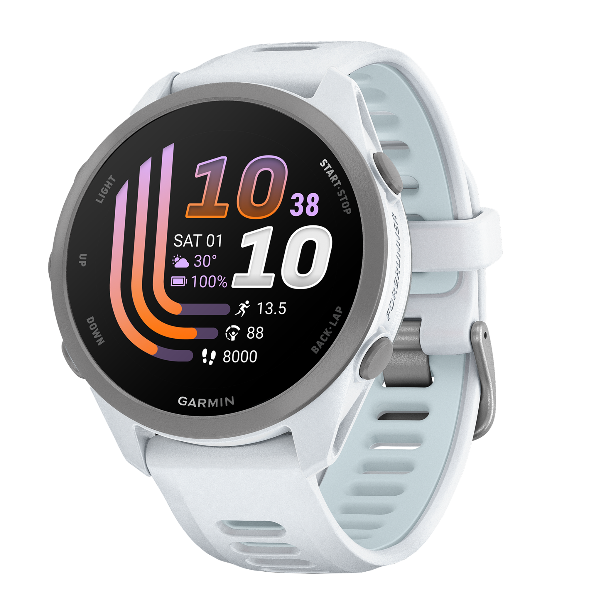 Garmin Forerunner 170 - 47mm - Whitestone/Cloud Blue