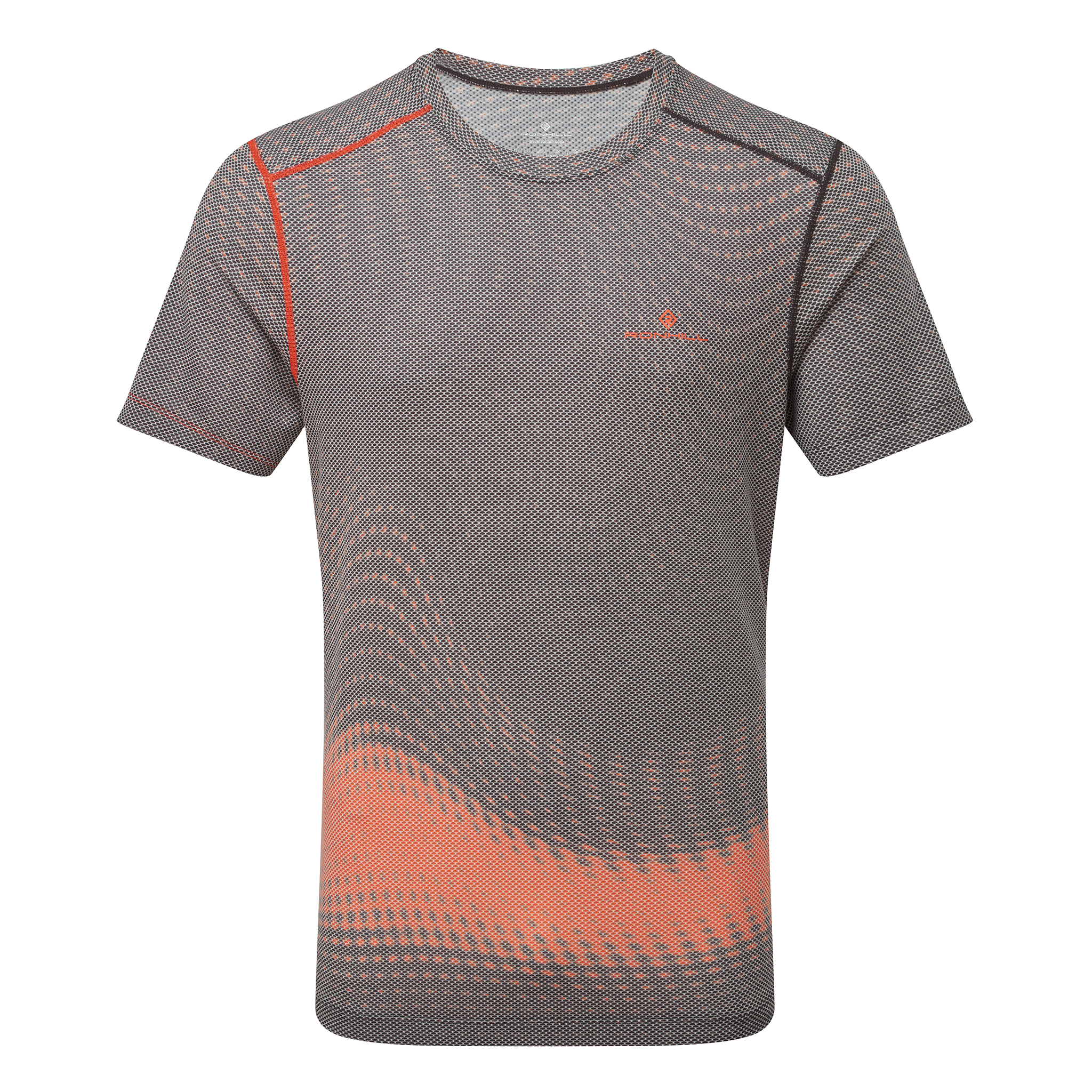 T-shirt RonHill Tech Golden Hour S/S pour hommes - Ronhill Red Motion - SS26