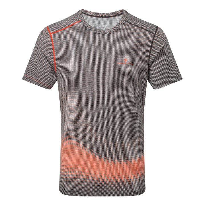 T-shirt RonHill Tech Golden Hour S/S pour hommes - Ronhill Red Motion - SS26