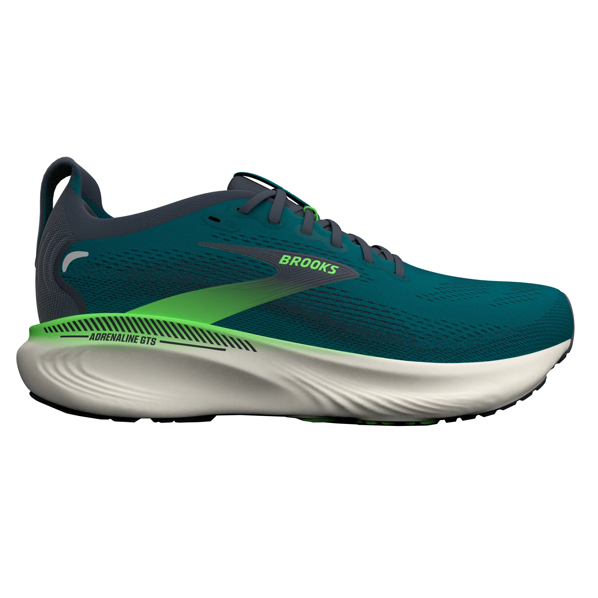 Brooks Mens Adrenaline GTS 25 - Atlantic Deep/Coconut/Green - Stability - SS26
