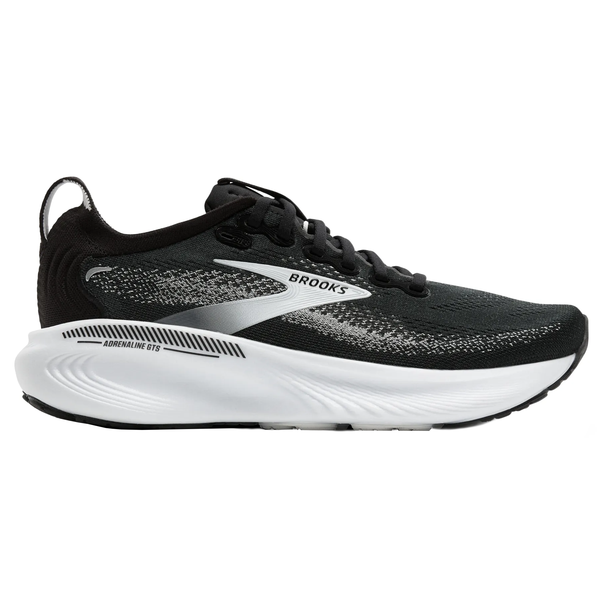 Brooks Womens Adrenaline GTS 25 - Black/Grey/White - Stability - SS26