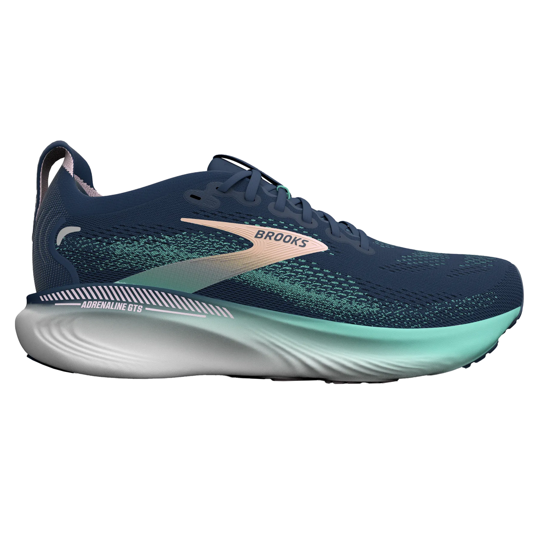 Brooks Womens Adrenaline GTS 25 - Spellbound/Yucca/Pink - Stability - SS26