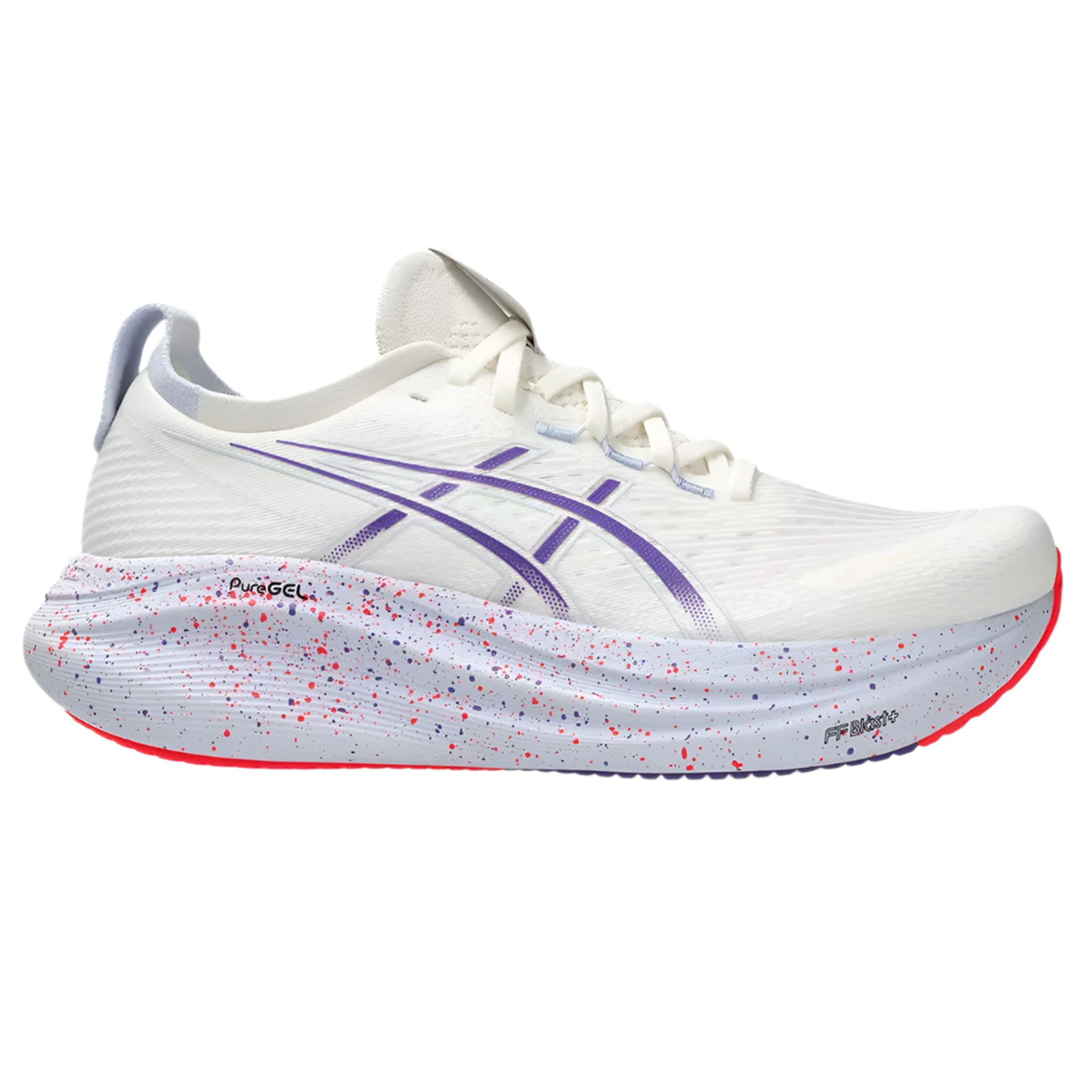 Asics Mens Gel Nimbus 27 Tokyo - Cream/Edo Purple - Neutral - AW25