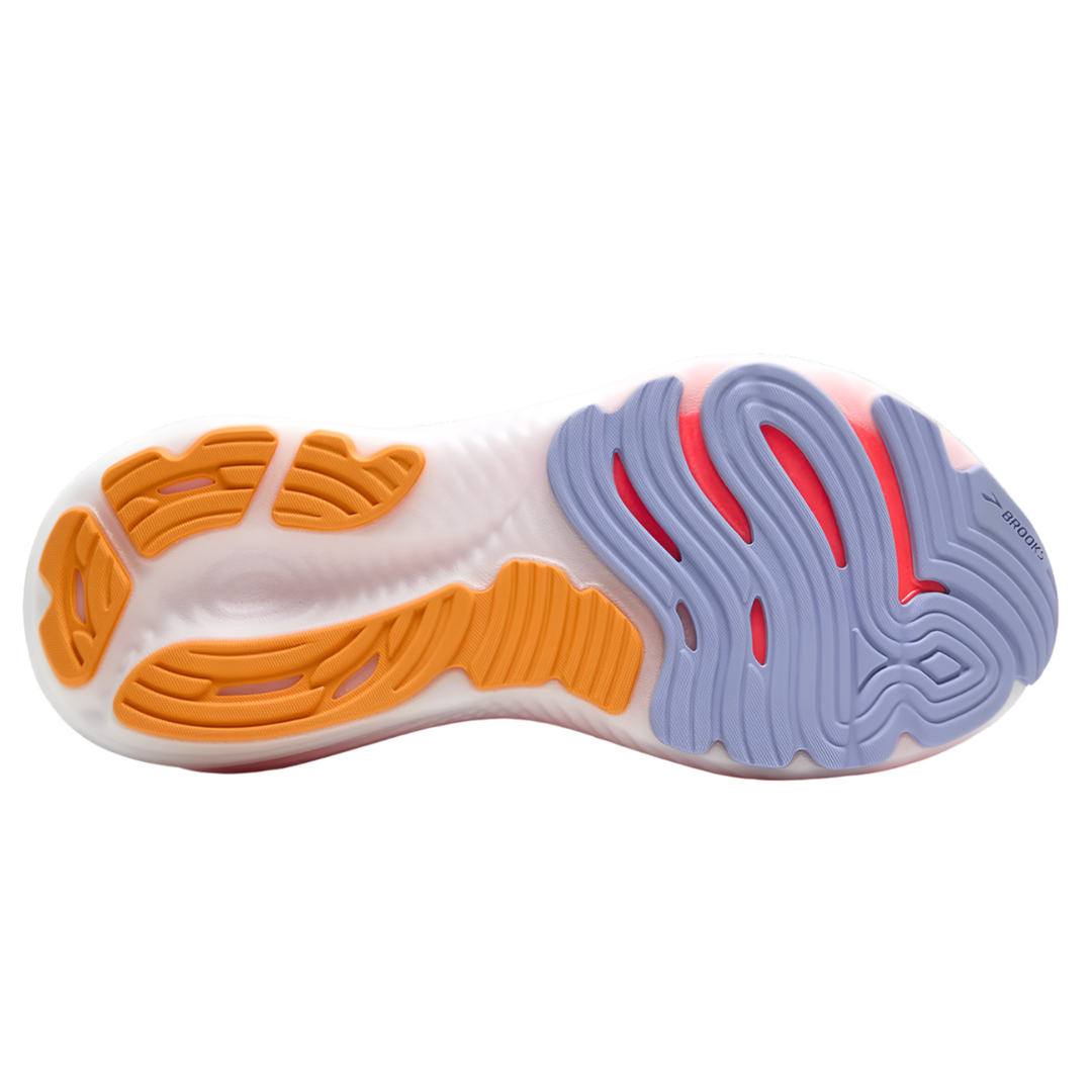 Brooks Womens Glycerin 22 - Black/Blue Heron/Orange - Neutral - AW25