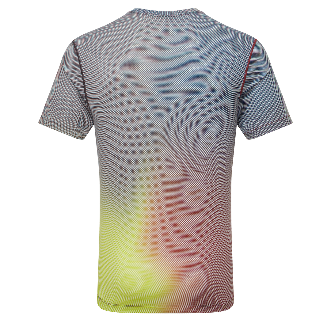 RonHill Herren Tech Golden Hour S/S T-Shirt – Acid Merge – AW25